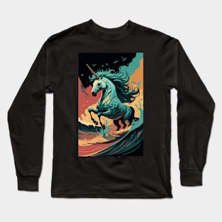 Unicorn Horse Spirit Long Sleeve T-Shirt